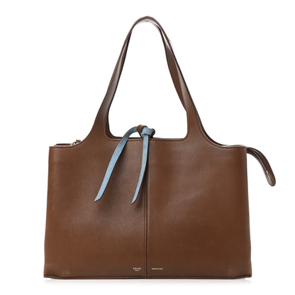 Celine Calfskin Medium Tri-Fold Bag Taupe 1 of 26