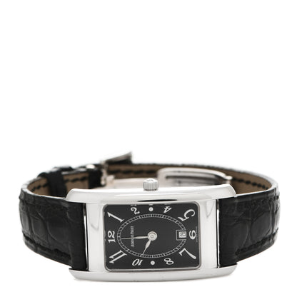 Audemars Piguet 18K White Gold Alligator 21mm Edward Piguet Quartz Watch Black 67324BC.OO.D001CR.01 2 of 5