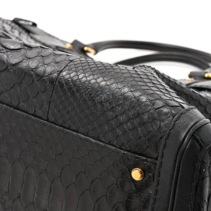 Gucci Snakeskin Large GG Running Tote Black 14 of 16