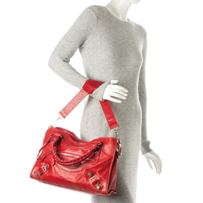 Balenciaga Agneau Giant 21 Silver Hardware City Vermillion 2 of 11