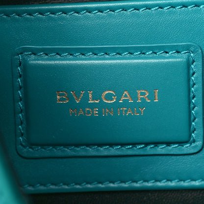 Bulgari Calfskin Serpenti Forever Bucket Bag Tropical Turquoise 6 of 9