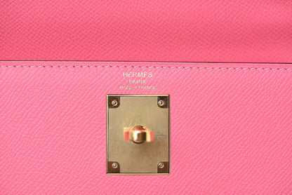 Hermes Epsom Kelly Sellier 28 Rose Azalee 16 of 41