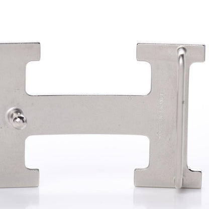 Hermes Polished Palladium 32mm H Belt Buckle Silver 4 of 4