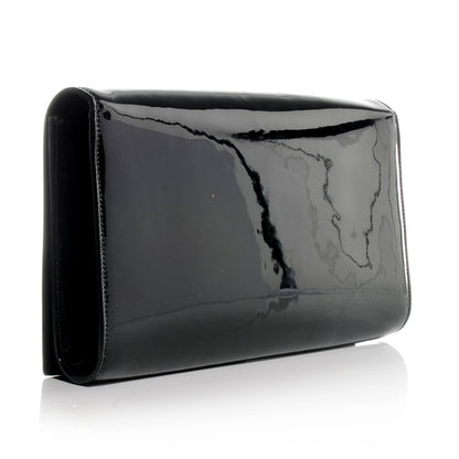 Saint Laurent Patent Monogram Large Belle De Jour Clutch Black 3 of 8