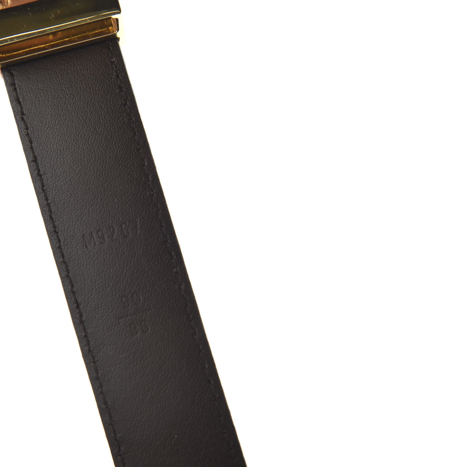 Louis Vuitton Mini Damier Ebene 25mm LV Initiales Belt 90 36 6 of 7