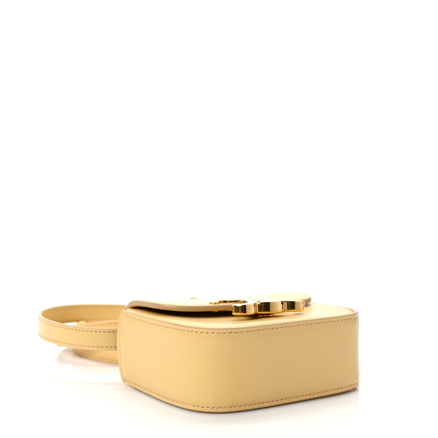 Celine Shiny Calfskin Mini Claude Almond Green 4 of 9