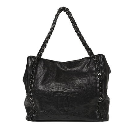 Chanel Glazed Caviar Modern Chain Tote Black 1 of 10