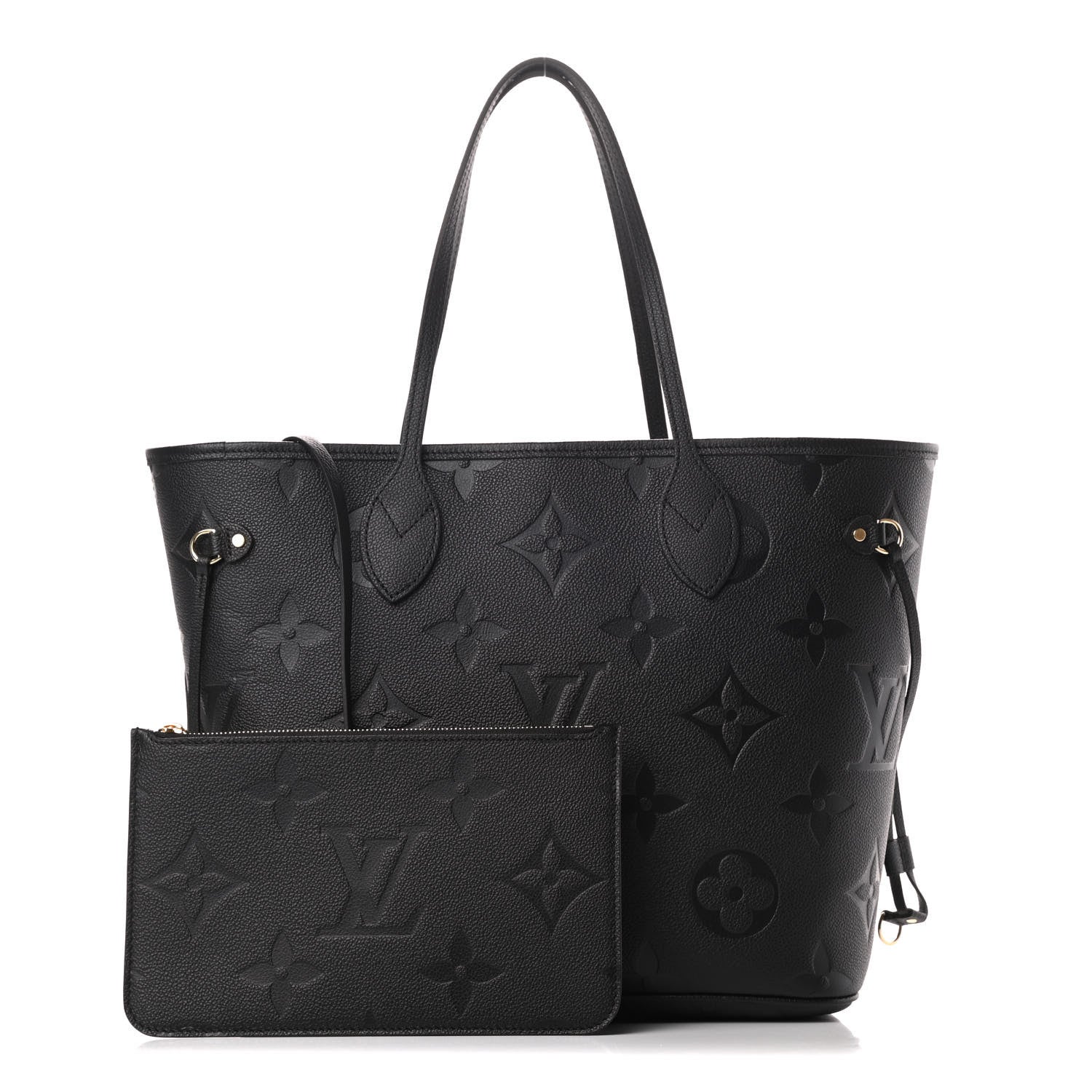 Louis Vuitton Empreinte Monogram Giant Neverfull MM Black 1 of 12