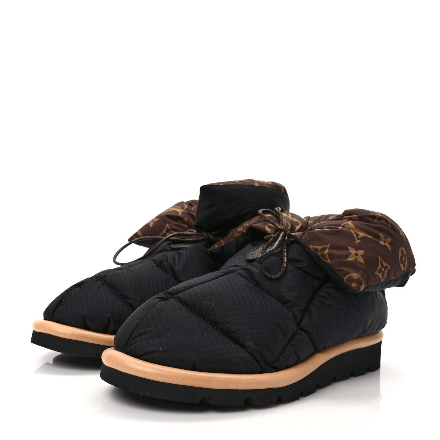 Louis Vuitton Nylon Monogram Pillow Comfort Ankle Boot 39 Black 3 of 7