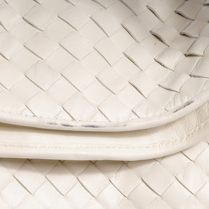 Bottega Veneta Light Calf Intrecciato Sloane Hobo Gainsboro 9 of 9
