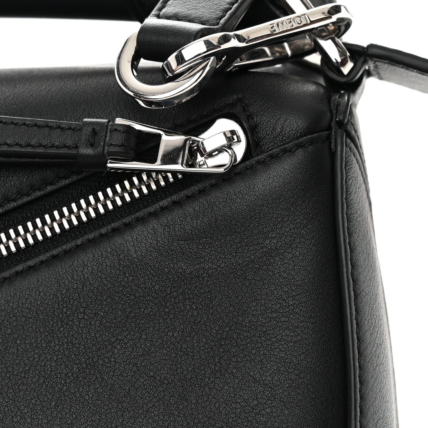 Loewe Calfskin Small Puzzle Bag Black 13 of 14