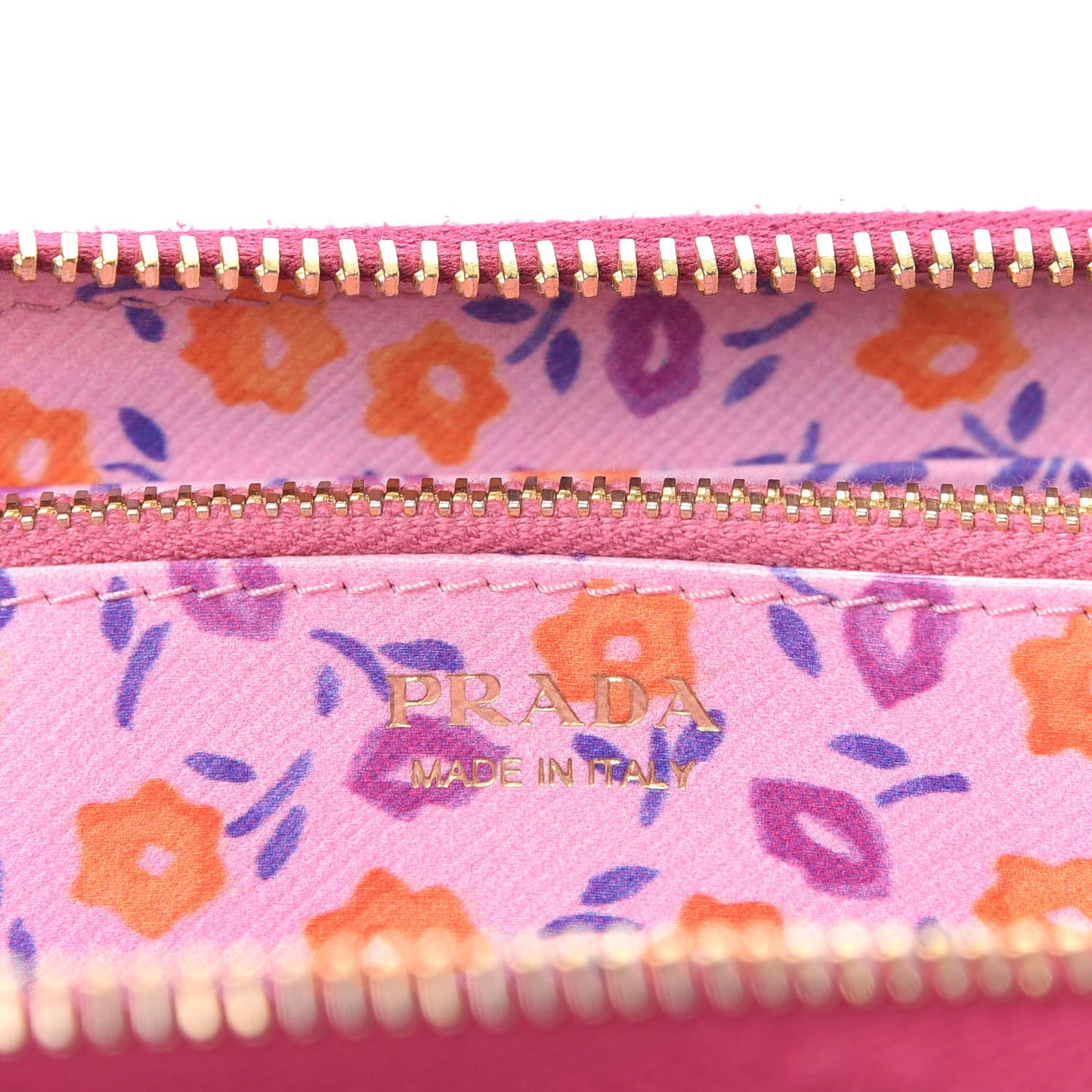 Saffiano Zip Around Wallet Peonia