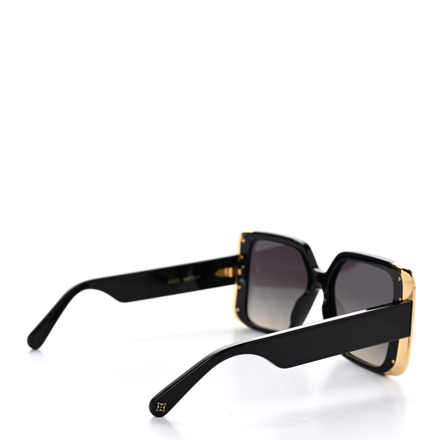 Acetate LV Moon Square Sunglasses Z1664W Black