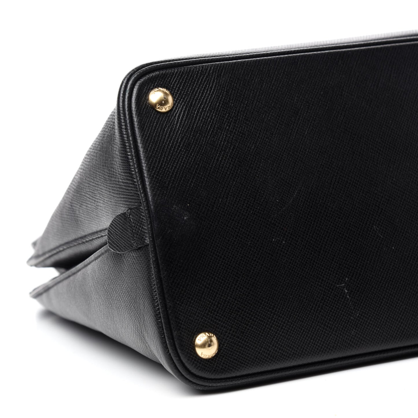 Saffiano Cuir Open Promenade Tote Black