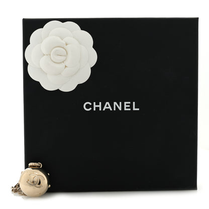 Chanel Metal CC Locket Necklace Gold 5 of 5
