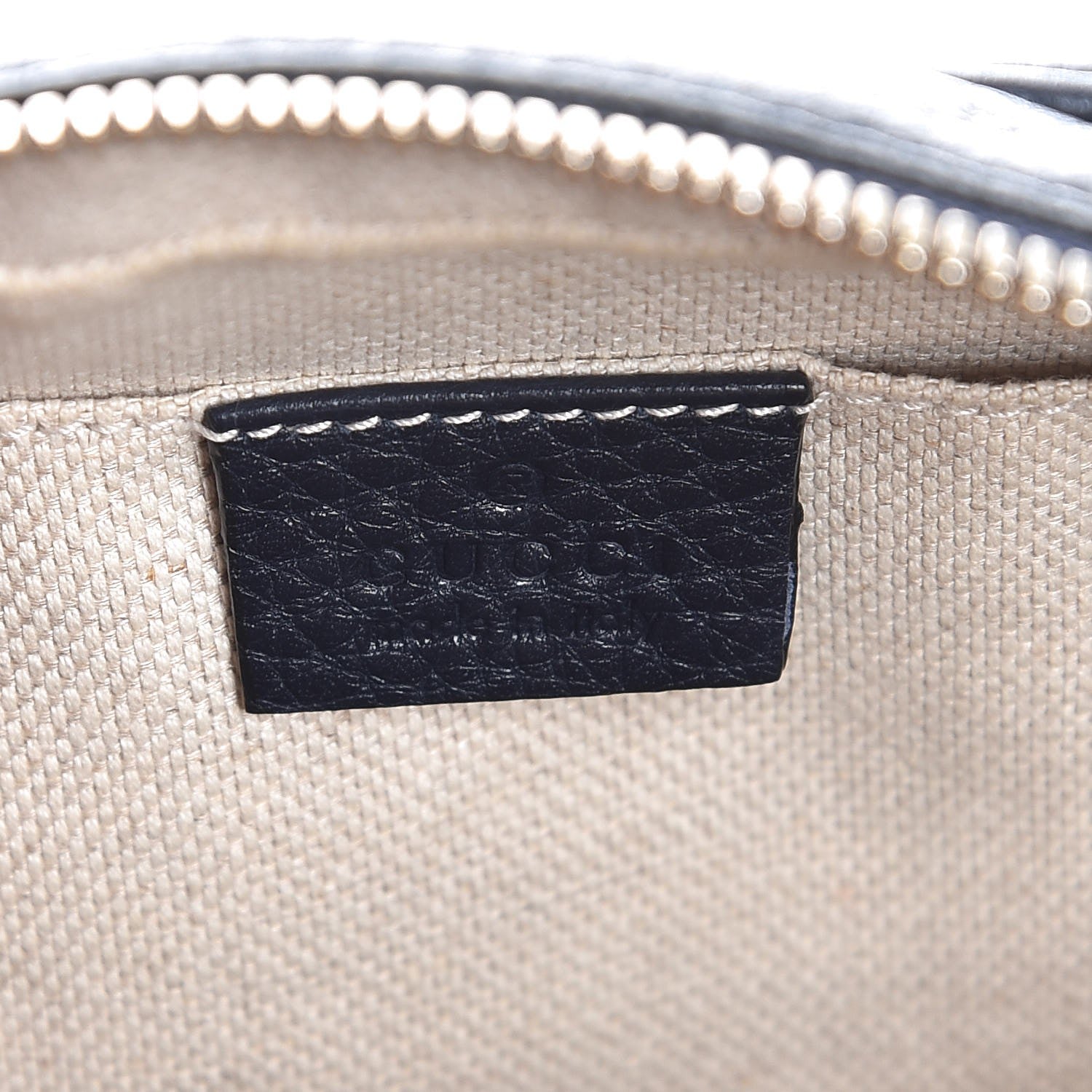 Gucci Pebbled Calfskin Small Soho Disco Bag Blue 6 of 7