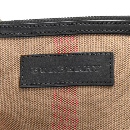 Burberry Canvas Mega Check Mini Ashby Tassel Crossbody Black 8 of 12