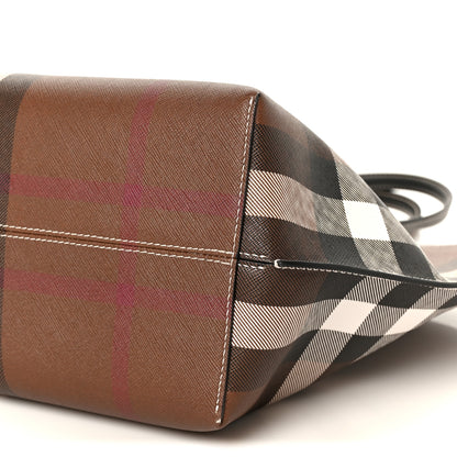 Burberry E-Canvas Check Medium Soft TB Tote Dark Birch Brown Dark Birch Brown 11 of 11