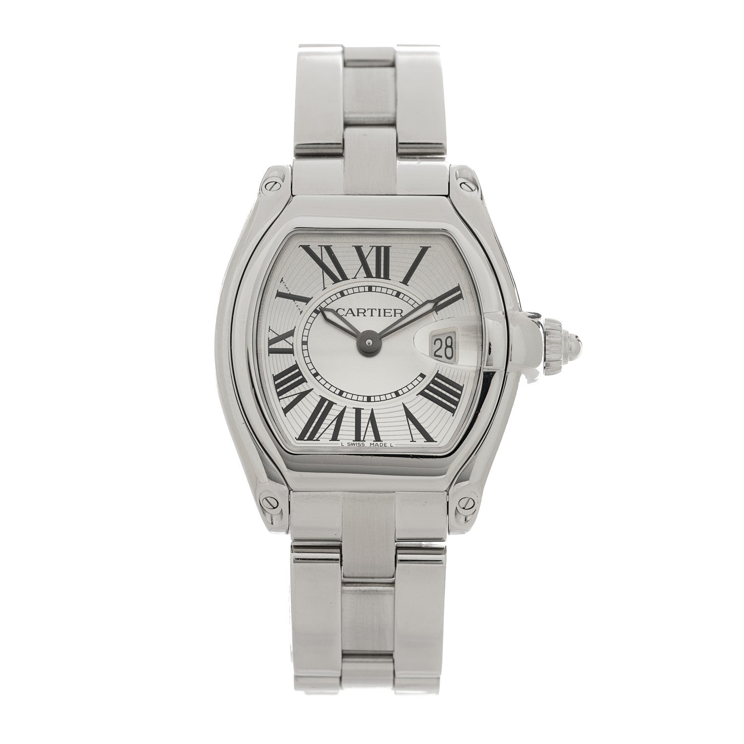 Cartier Stainless Steel 31mm Roadster Quartz Watch 1 of 4