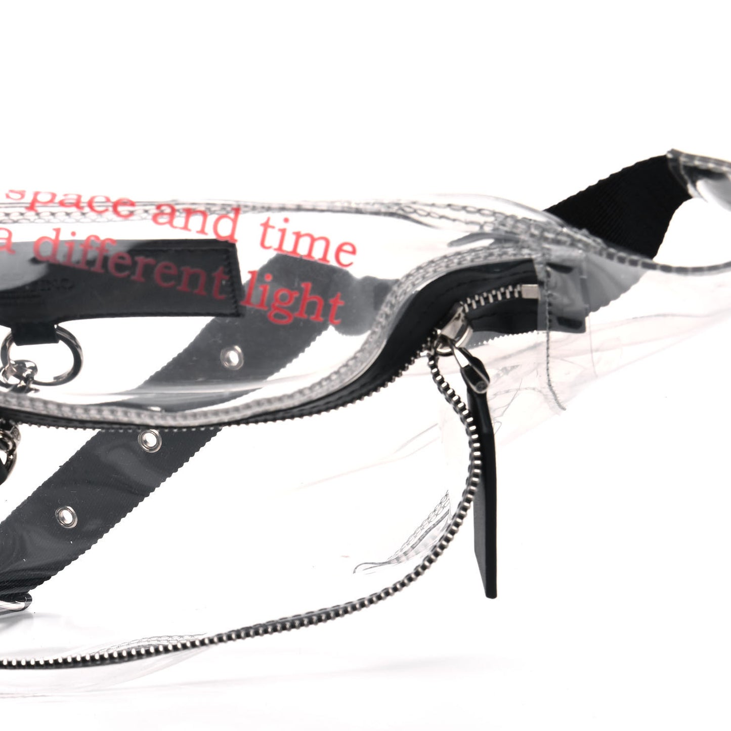 PVC VLTN Belt Bag Black