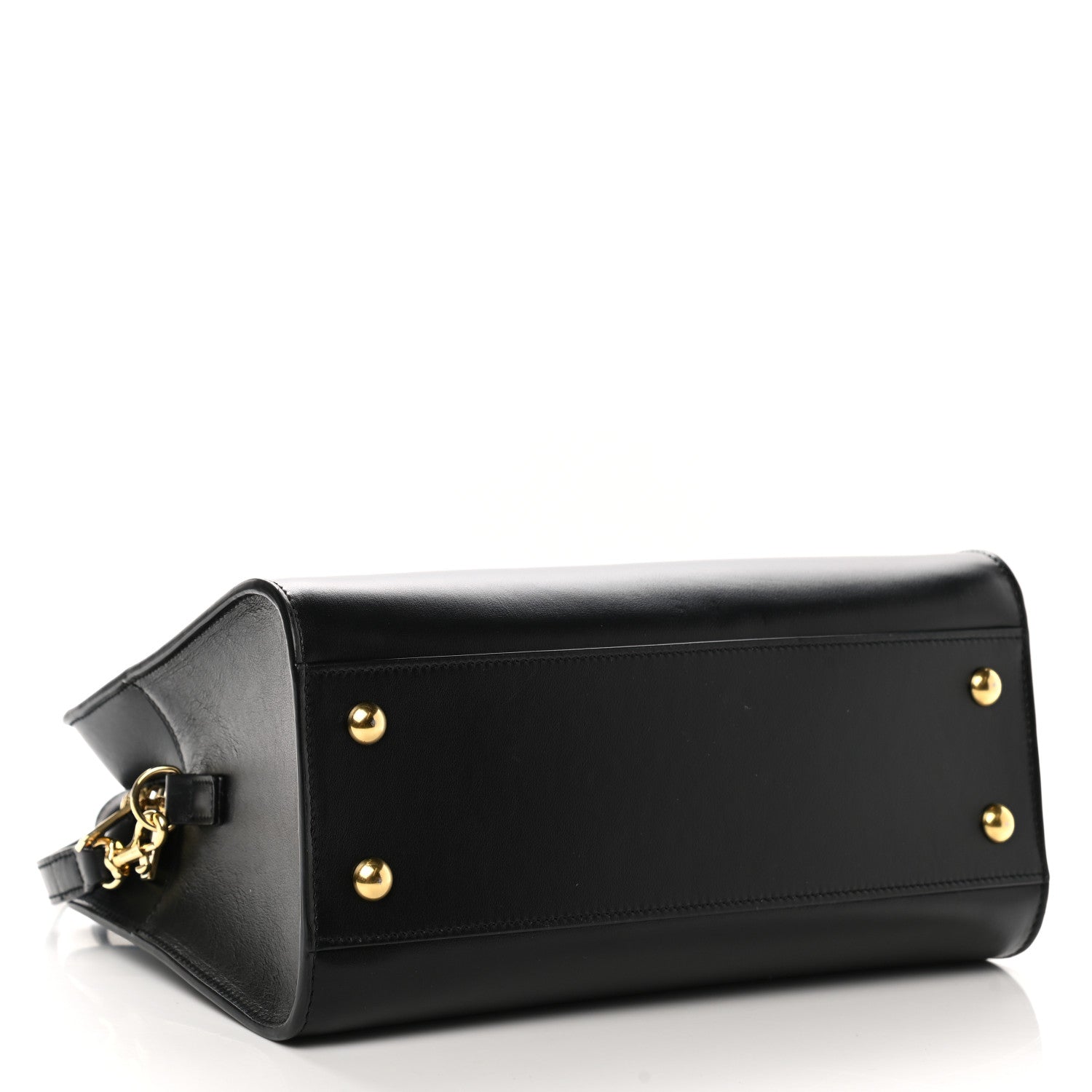 Saint Laurent Calfskin Monogram Baby Cabas Black 4 of 11
