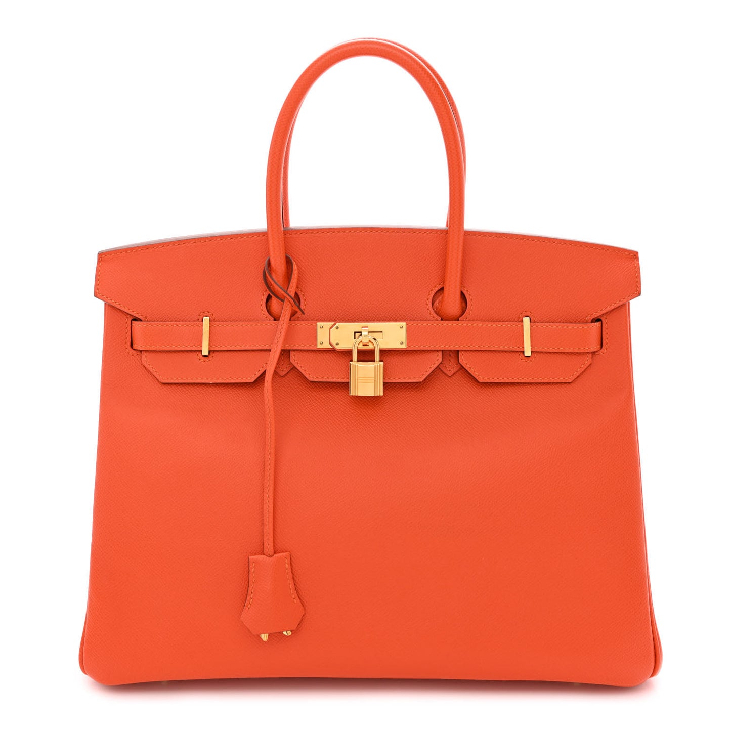 Epsom Birkin 35 Orange