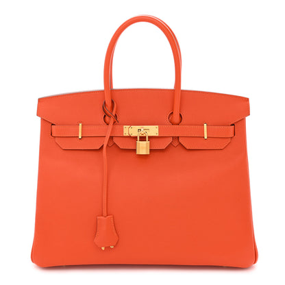 Hermes Epsom Birkin 35 Orange 1 of 10