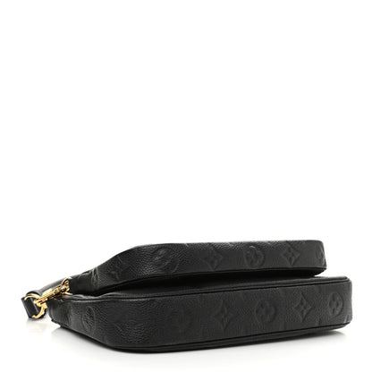 Louis Vuitton Empreinte Monogram Giant Multi Pochette Accessories Black 4 of 11