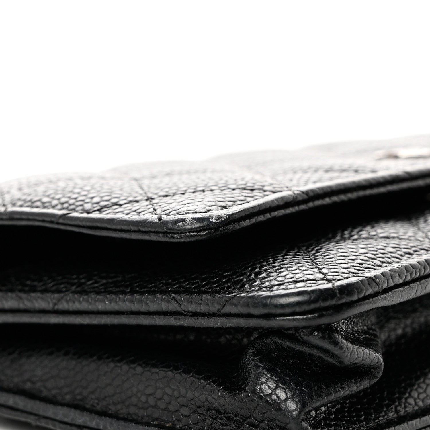 Chanel Caviar Quilted Wallet on Chain WOC Black 11 of 12