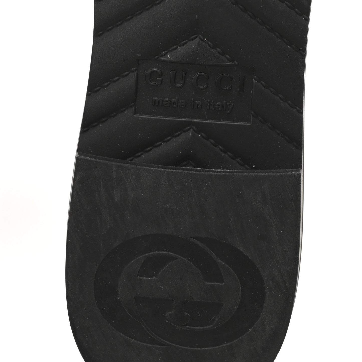 Rubber Womens Slide Sandals 40 Black