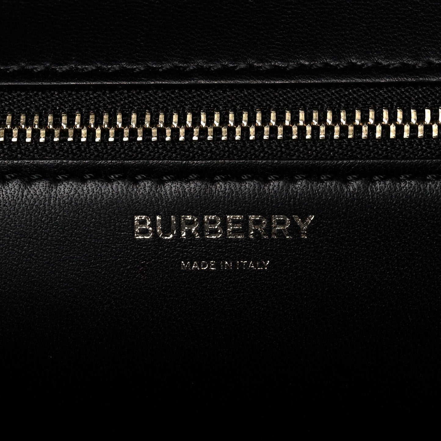 Grained Calfskin Medium TB Bag Black