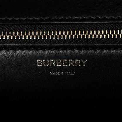 Burberry Grained Calfskin Medium TB Bag Black 6 of 12
