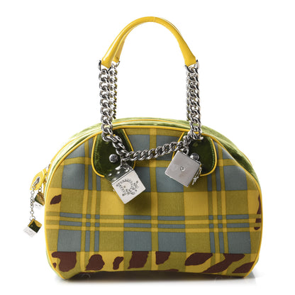 Christian Dior Leopard Canvas Gambler Dice Bowler Multicolor 1 of 10