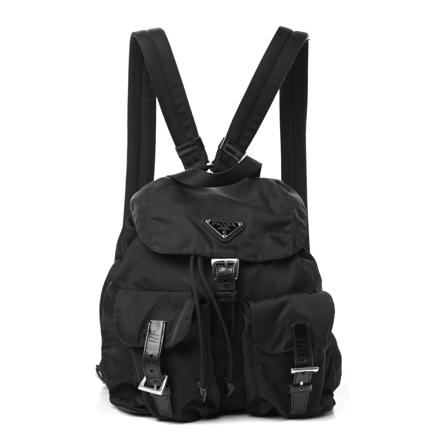 Tessuto Nylon Vela Small Backpack Black