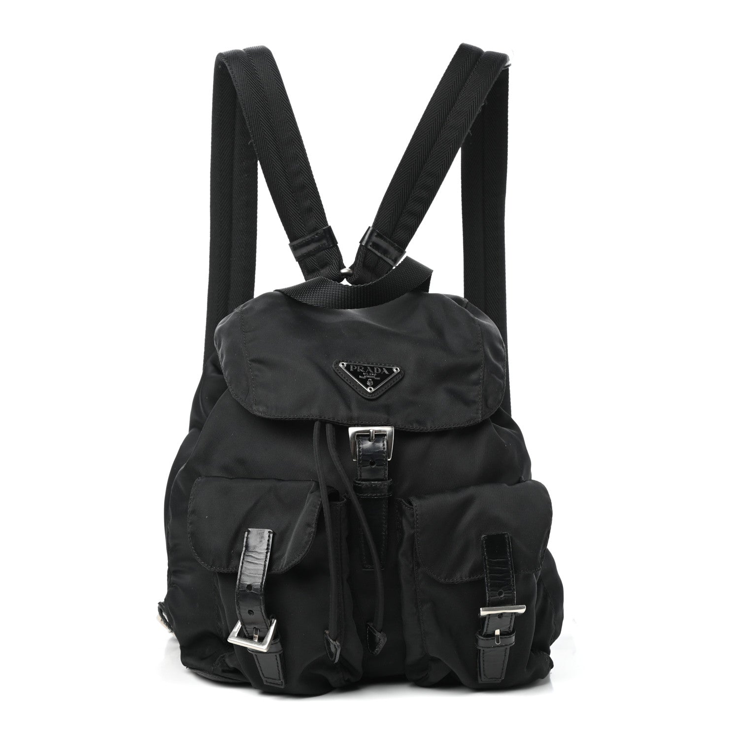 Prada Tessuto Nylon Vela Small Backpack Black 1 of 9