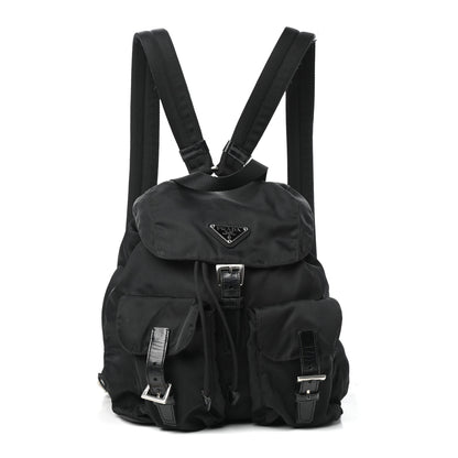 Prada Tessuto Nylon Vela Small Backpack Black 1 of 9