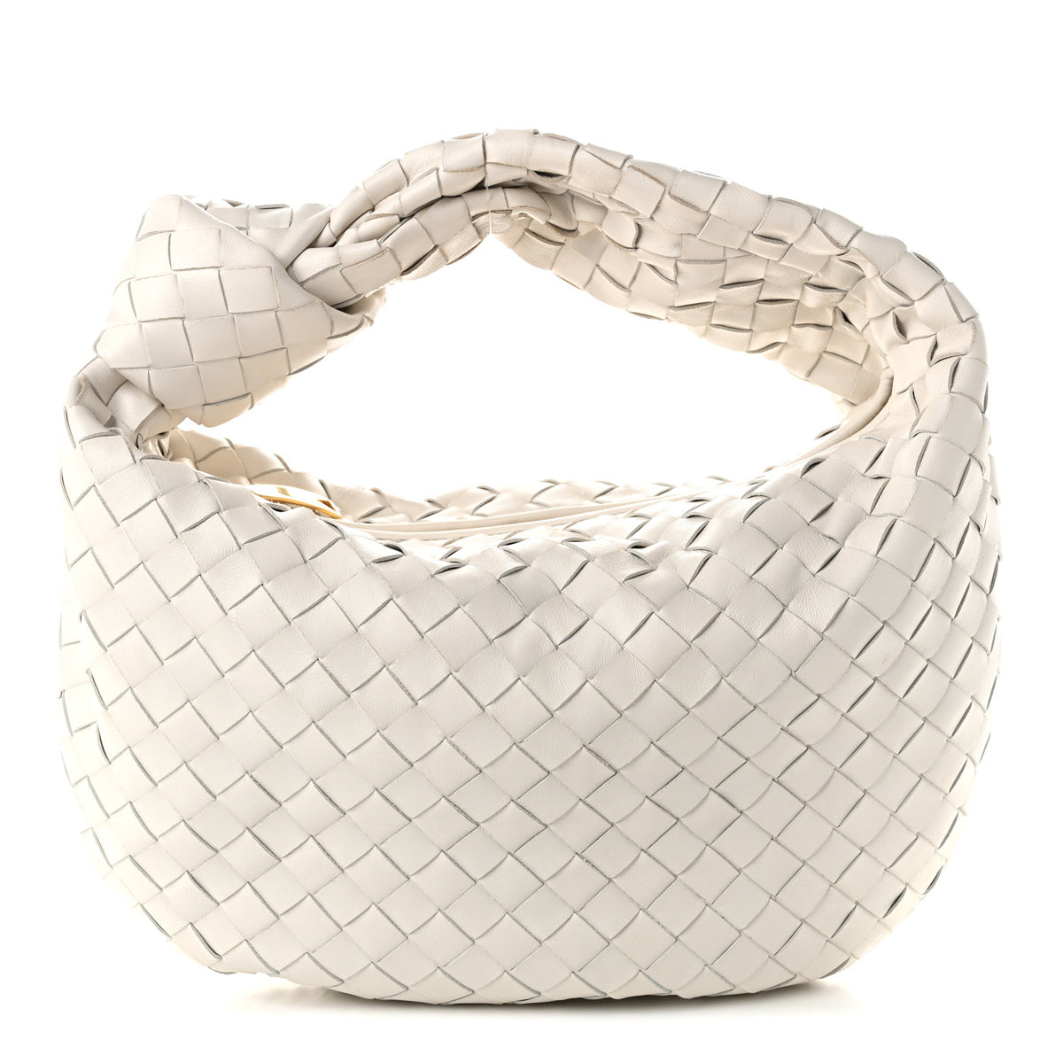Nappa Intrecciato Teen Jodie Hobo White