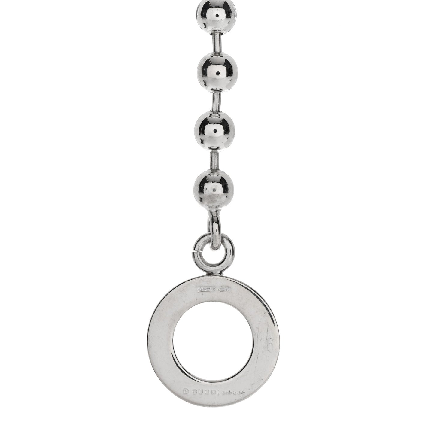 Sterling Silver Boule Bead Toggle Bracelet