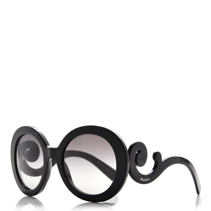 Prada Baroque Sunglasses SPR 27N Black 1 of 8