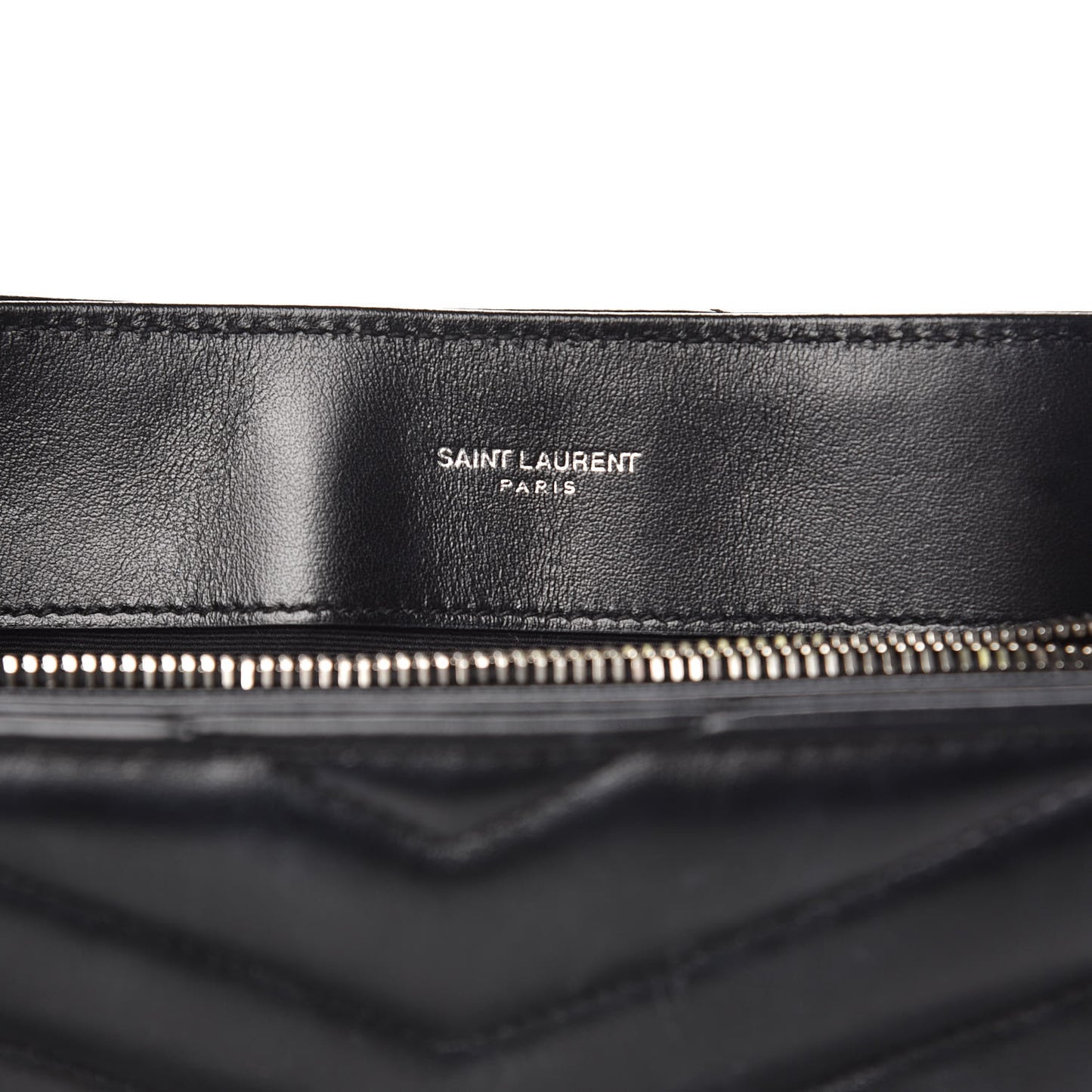 Calfskin Y Quilted Monogram Medium Loulou Chain Satchel Black