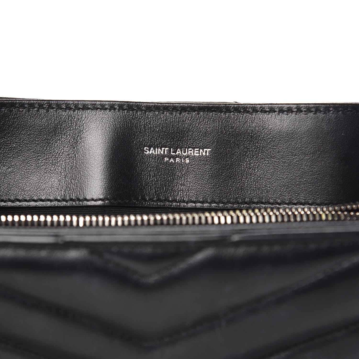 Saint Laurent Calfskin Y Quilted Monogram Medium Loulou Chain Satchel Black 6 of 12