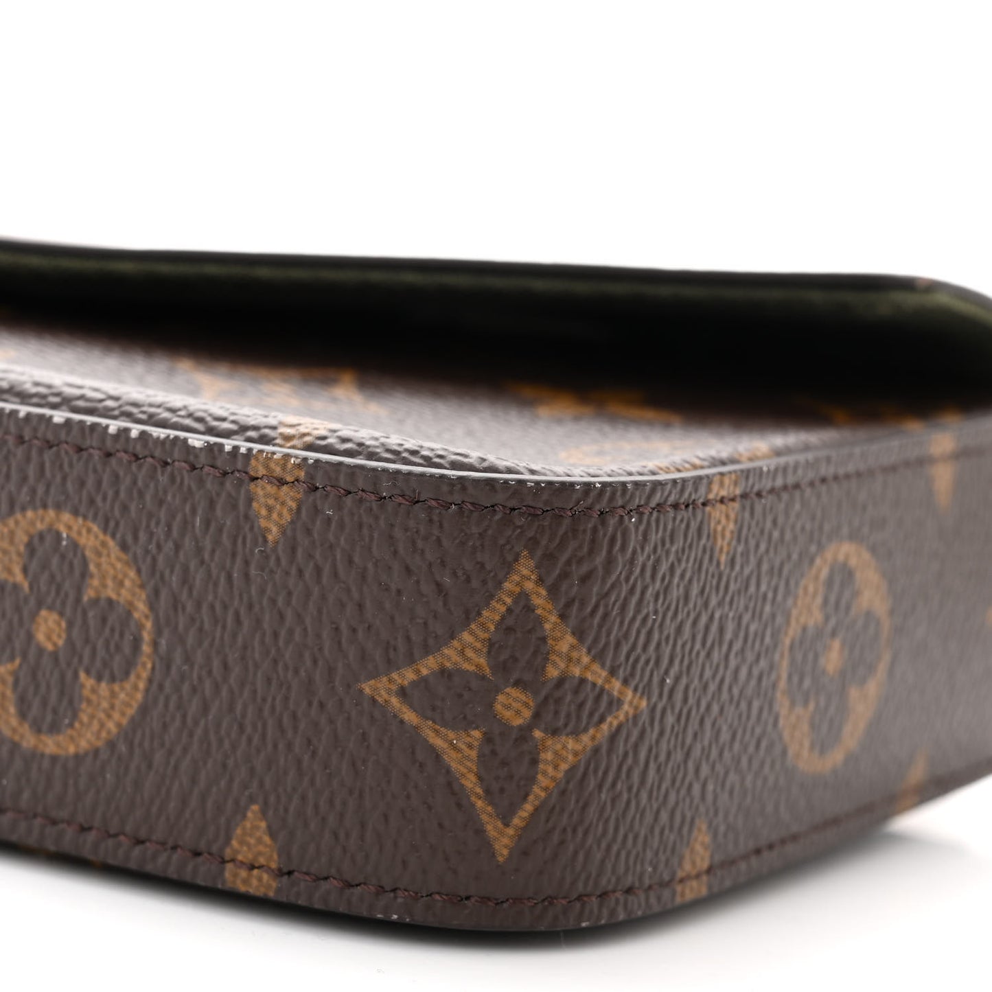 Monogram Felicie Strap & Go Kaki