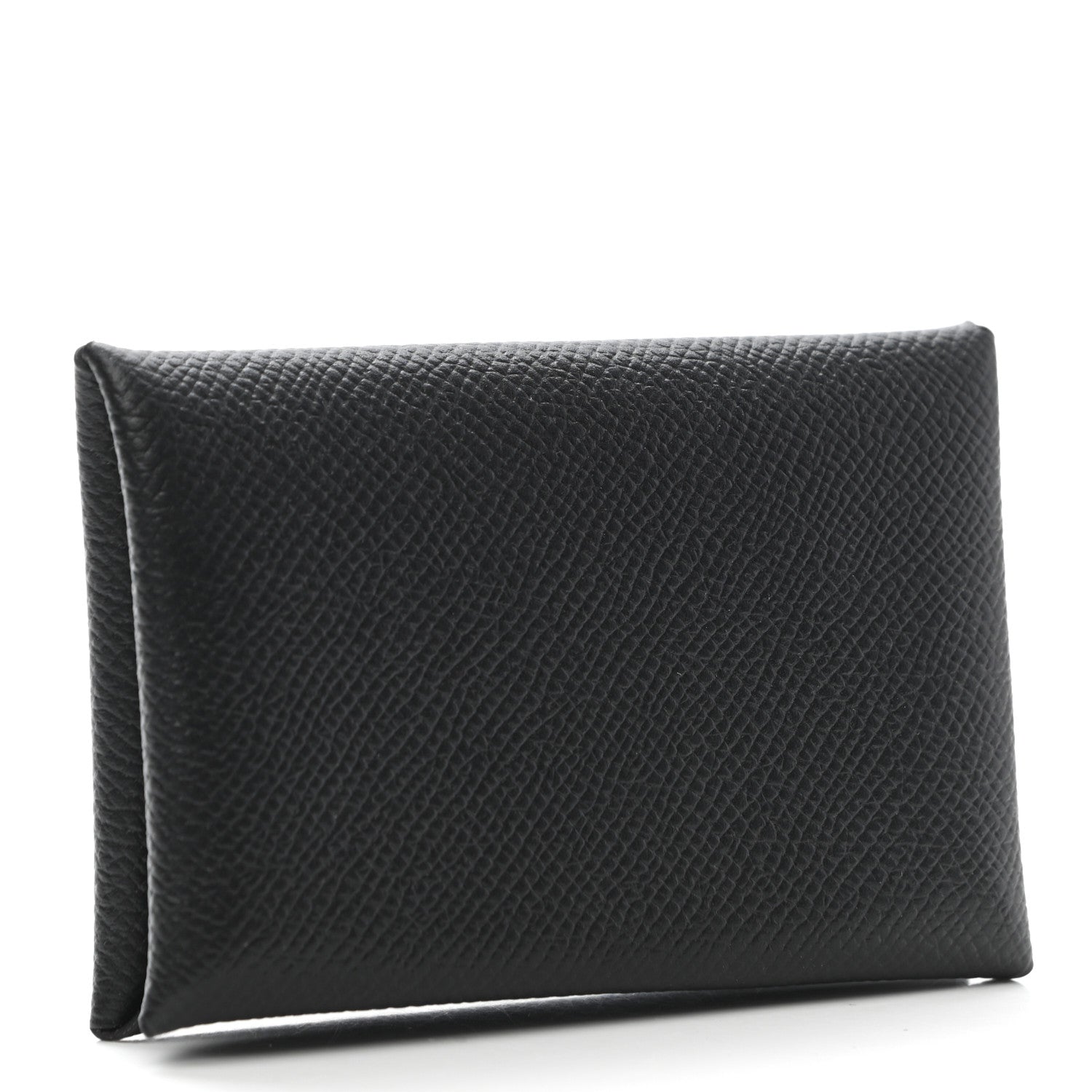 Hermes Epsom Calvi Card Case Black 3 of 7