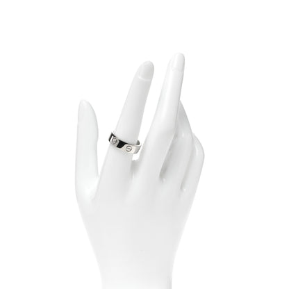 Cartier 18K White Gold 5.5mm LOVE Ring 58 8.25 2 of 4