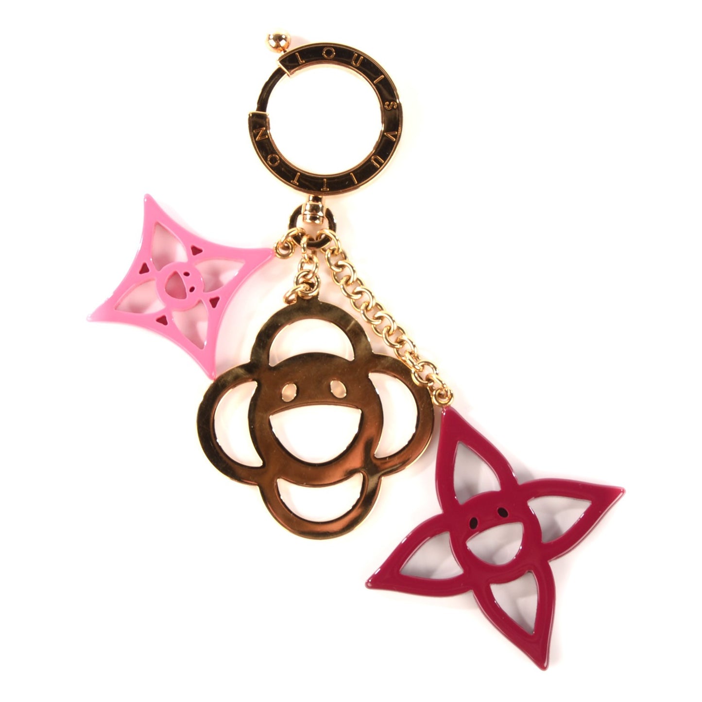 Cosmic Blossom Bag Charm Rose