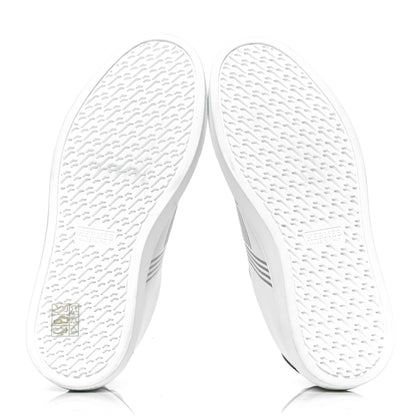 Hermes Calfskin Womens Advantage Sneakers 35 White Gris Argente 4 of 4