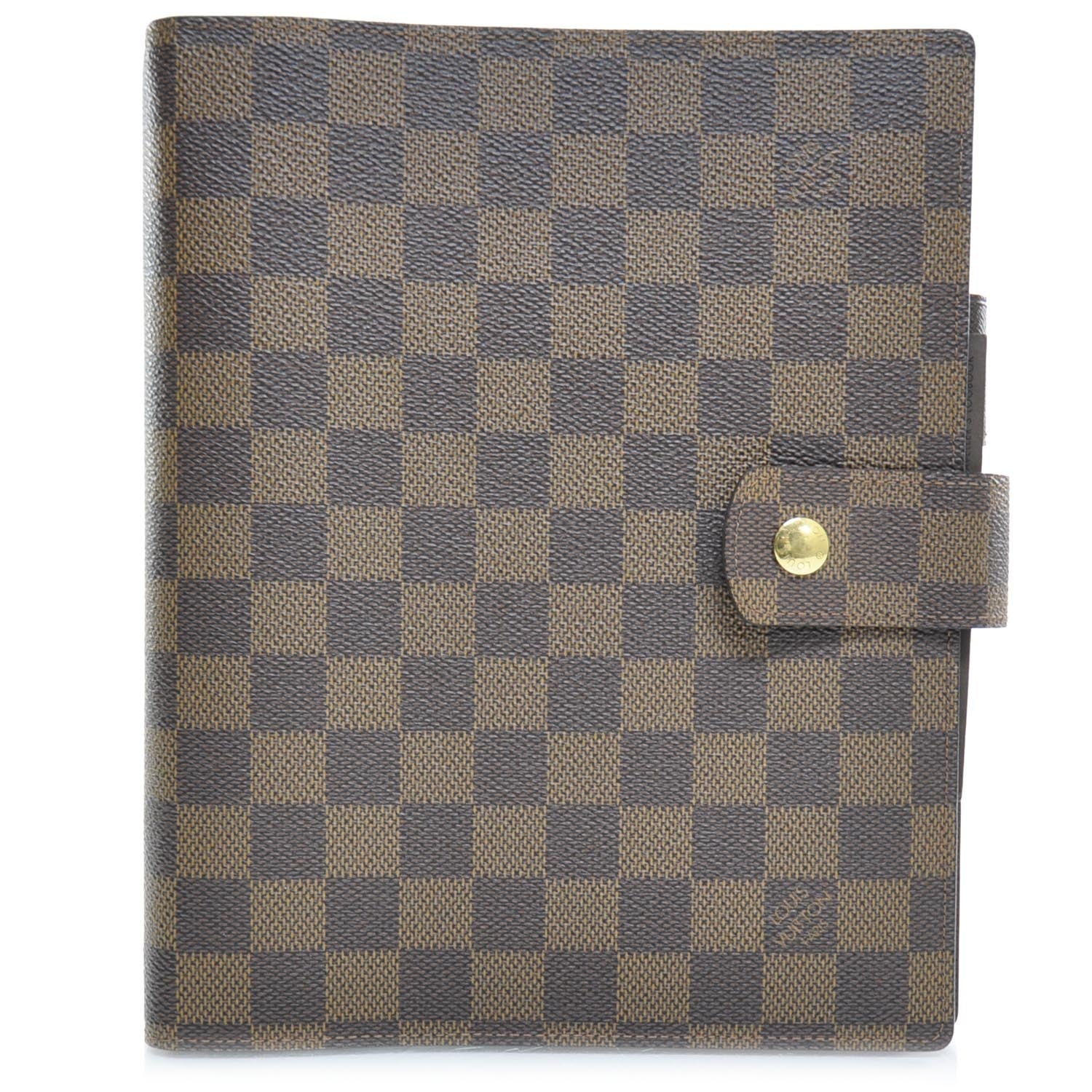 Louis Vuitton Damier Ebene Large Ring Agenda 1 of 7