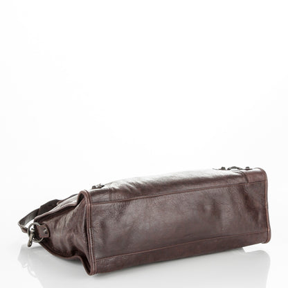 Balenciaga Agneau Classic Hardware City Cigare Fonce 4 of 6