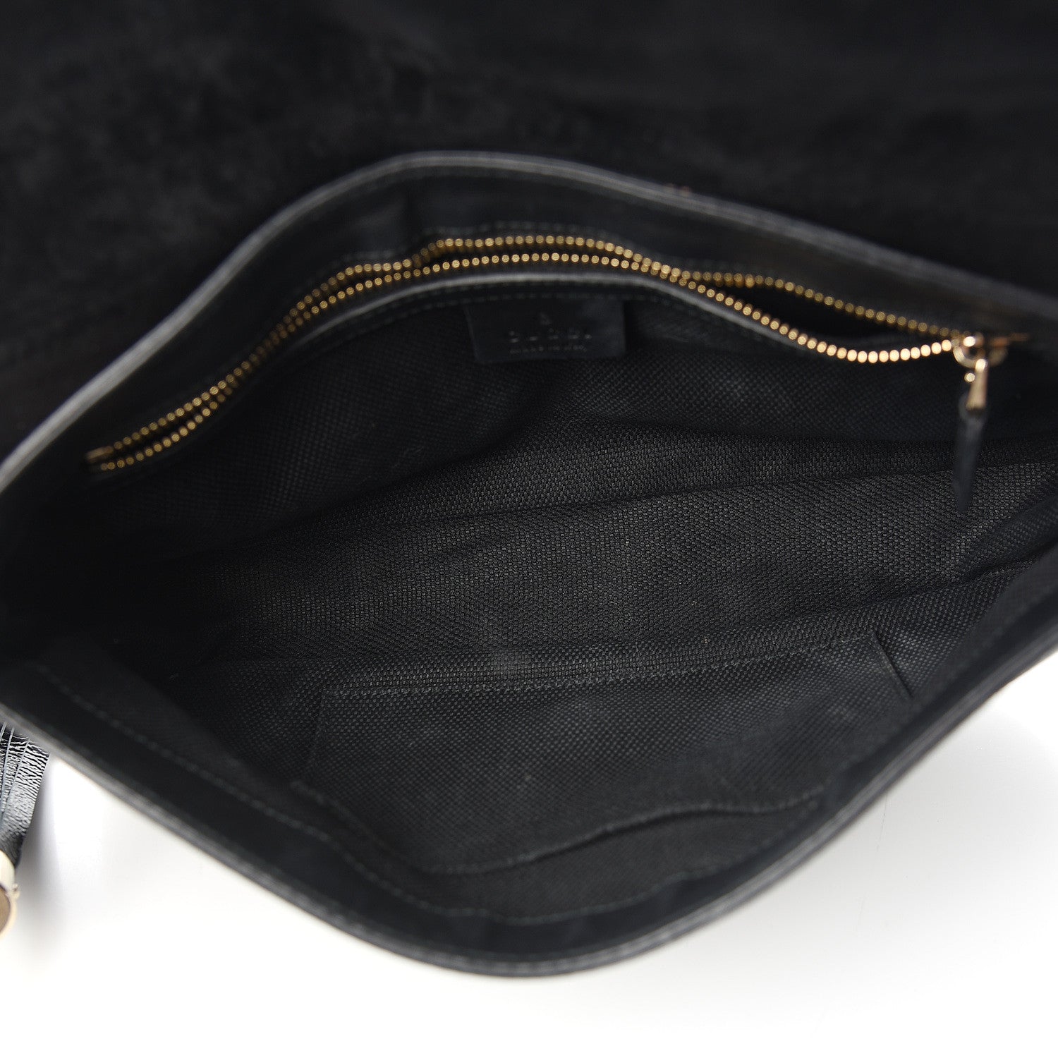 Gucci Patent Medium Soho Flap Crossbody Black 4 of 9