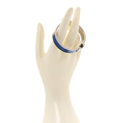Hermes Narrow Enamel Clic Clac H Bracelet PM Bleu Royal 2 of 7